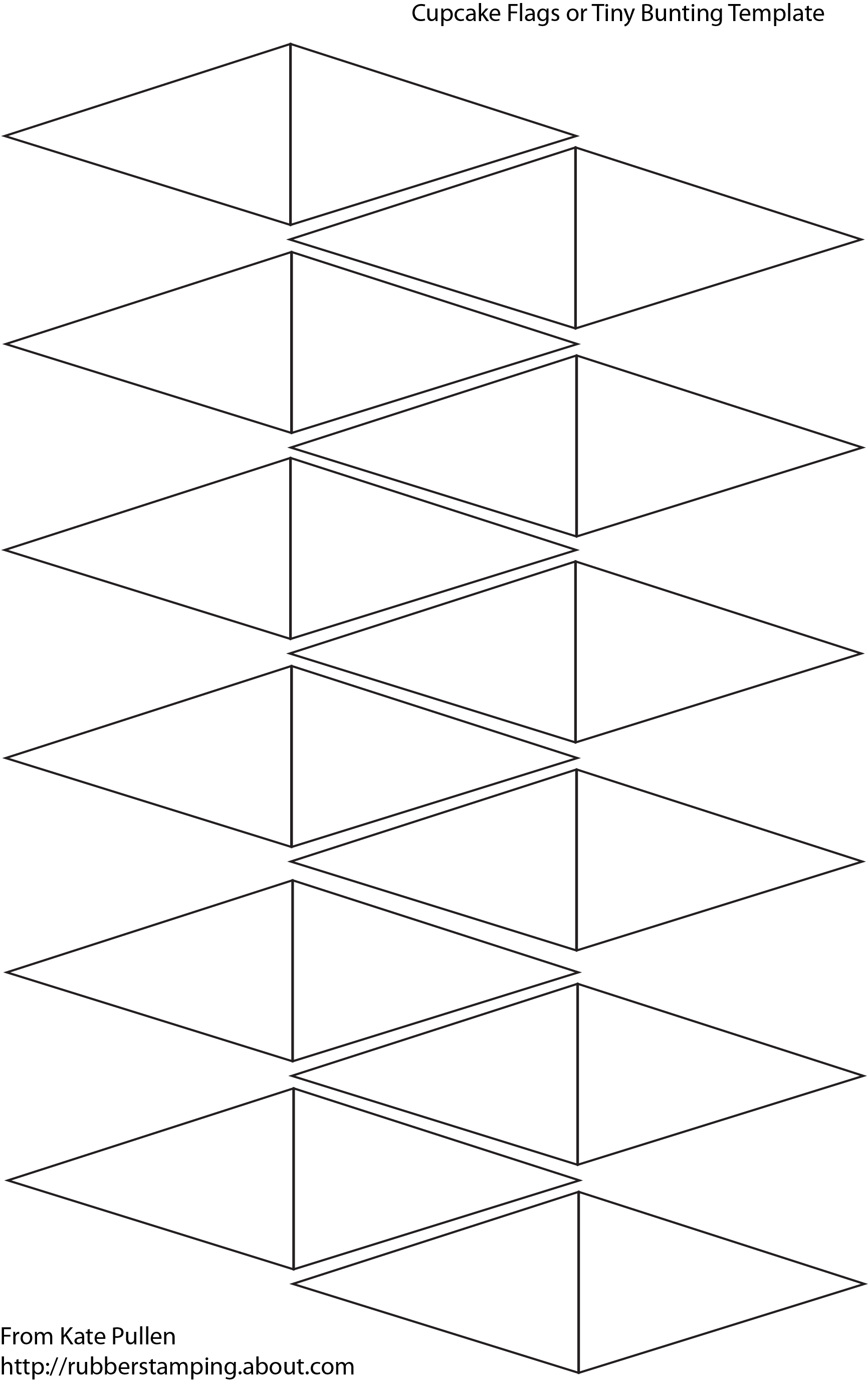 Detail Cupcake Flag Template Nomer 6