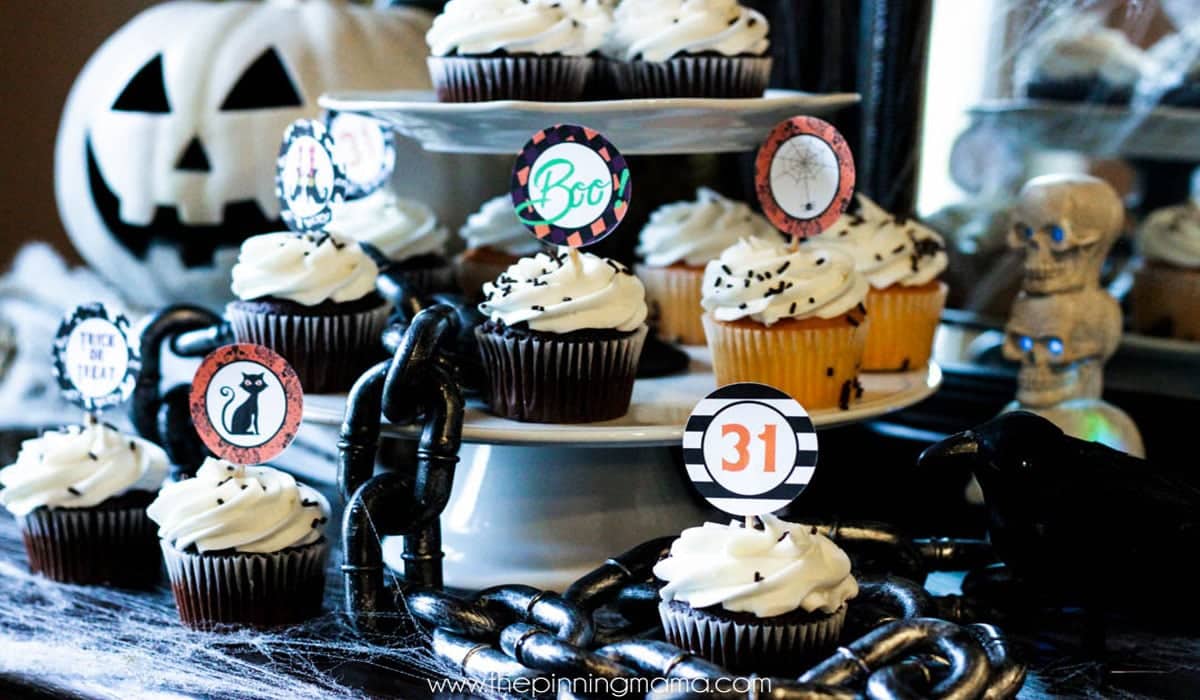 Detail Cupcake Flag Template Nomer 42