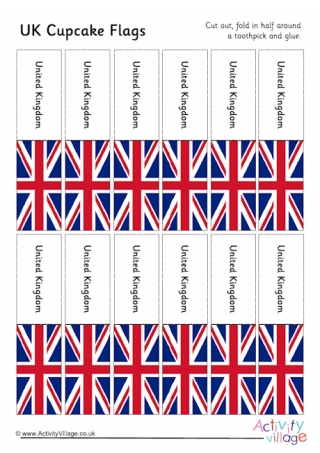 Detail Cupcake Flag Template Nomer 10