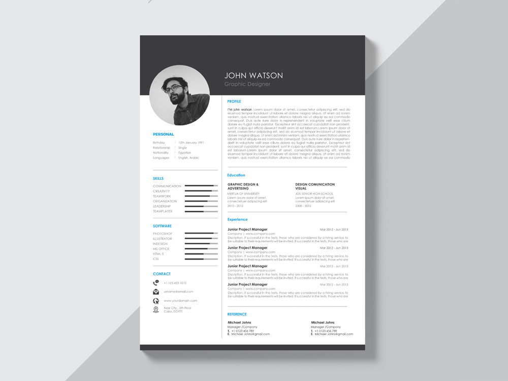 Detail Curriculum Vitae Template Nomer 52