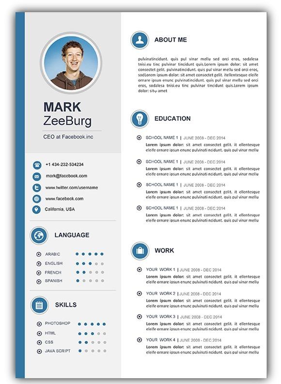 Curriculum Vitae Template Doc - KibrisPDR