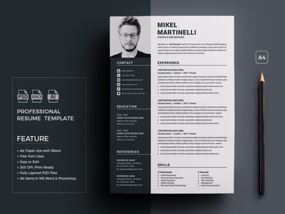 Detail Curriculum Vitae Template Download Nomer 34