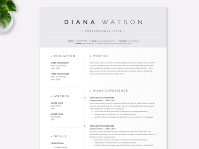 Detail Curriculum Vitae Template Download Nomer 39