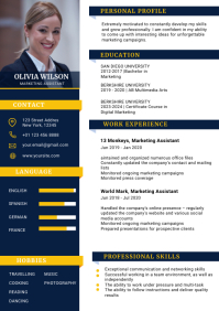 Detail Curriculum Vitae Template Download Nomer 42