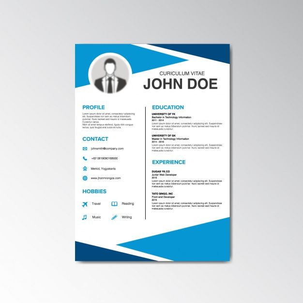 Detail Curriculum Vitae Template Download Nomer 7