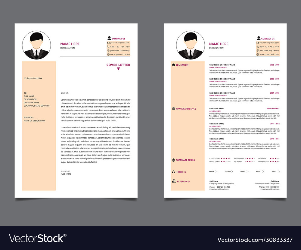 Detail Curriculum Vitae Template Examples Nomer 13