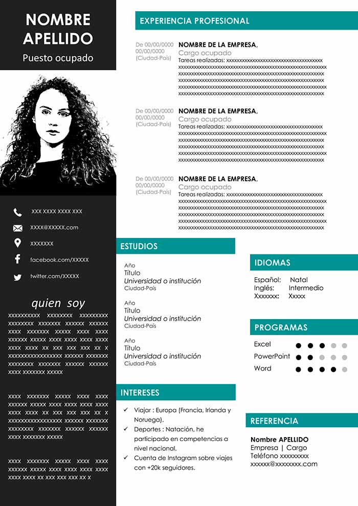 Detail Curriculum Vitae Template Word Nomer 3