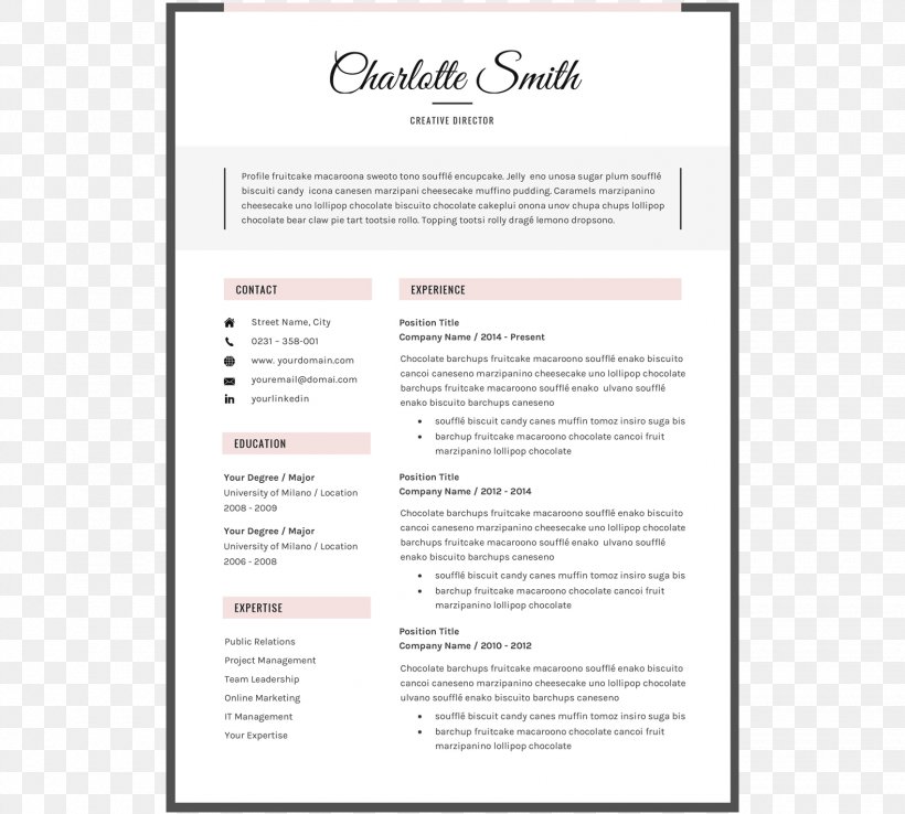 Detail Curriculum Vitae Template Word Nomer 41