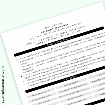 Detail Curriculum Vitae Template Word Nomer 46