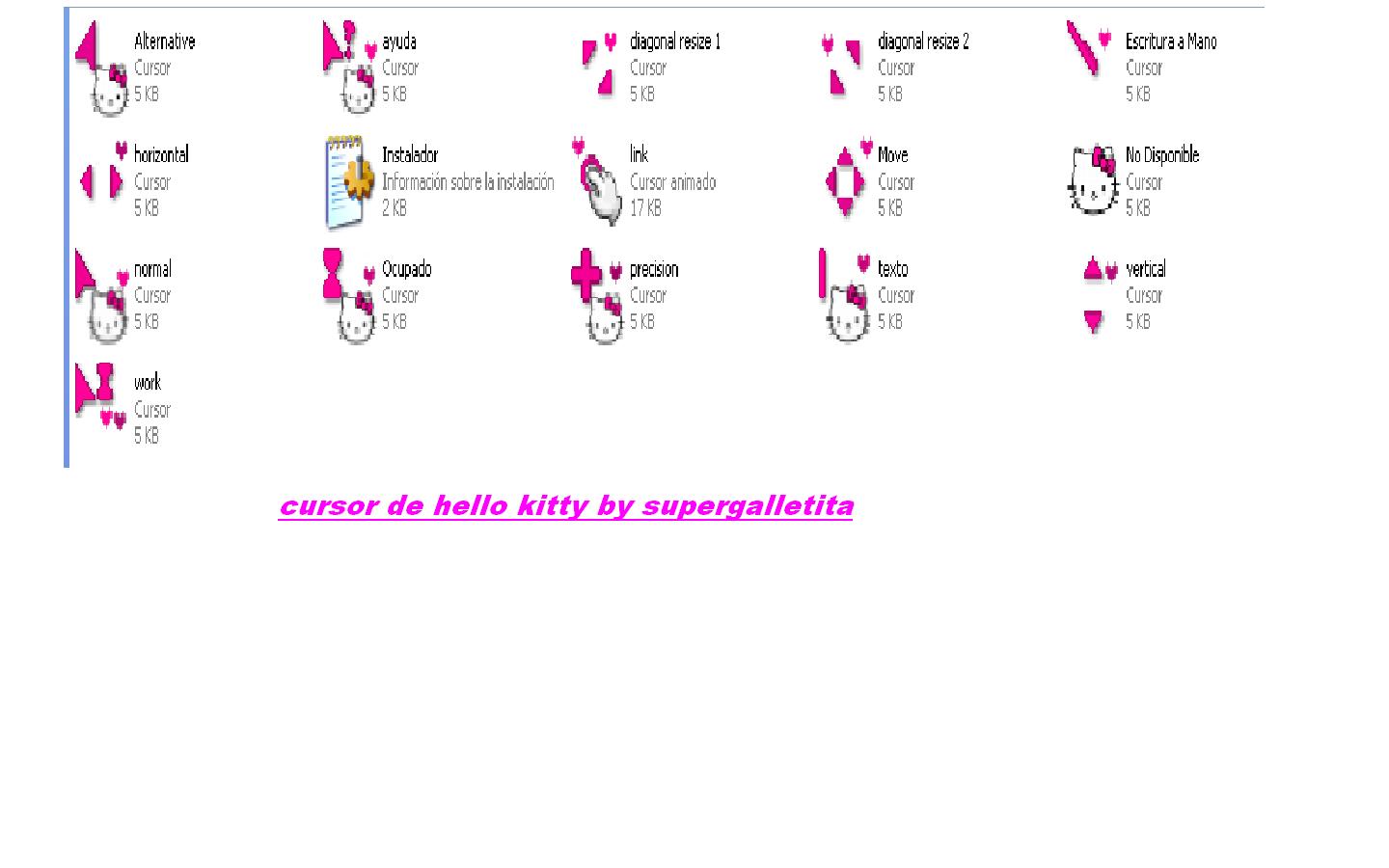 Detail Cursor Hello Kitty Nomer 22