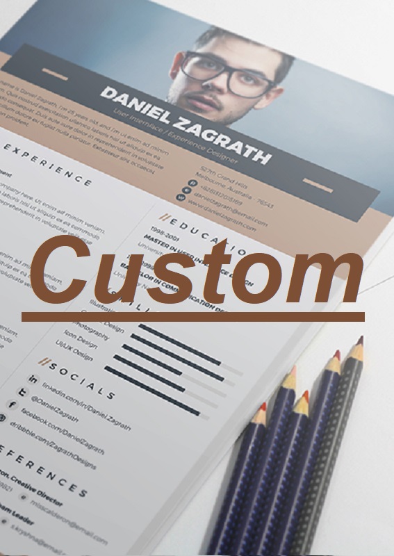 Detail Custom Cv Template Nomer 8