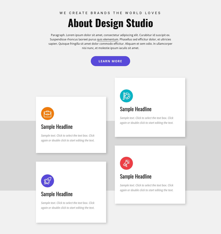 Detail Custom Homepage Template Nomer 3