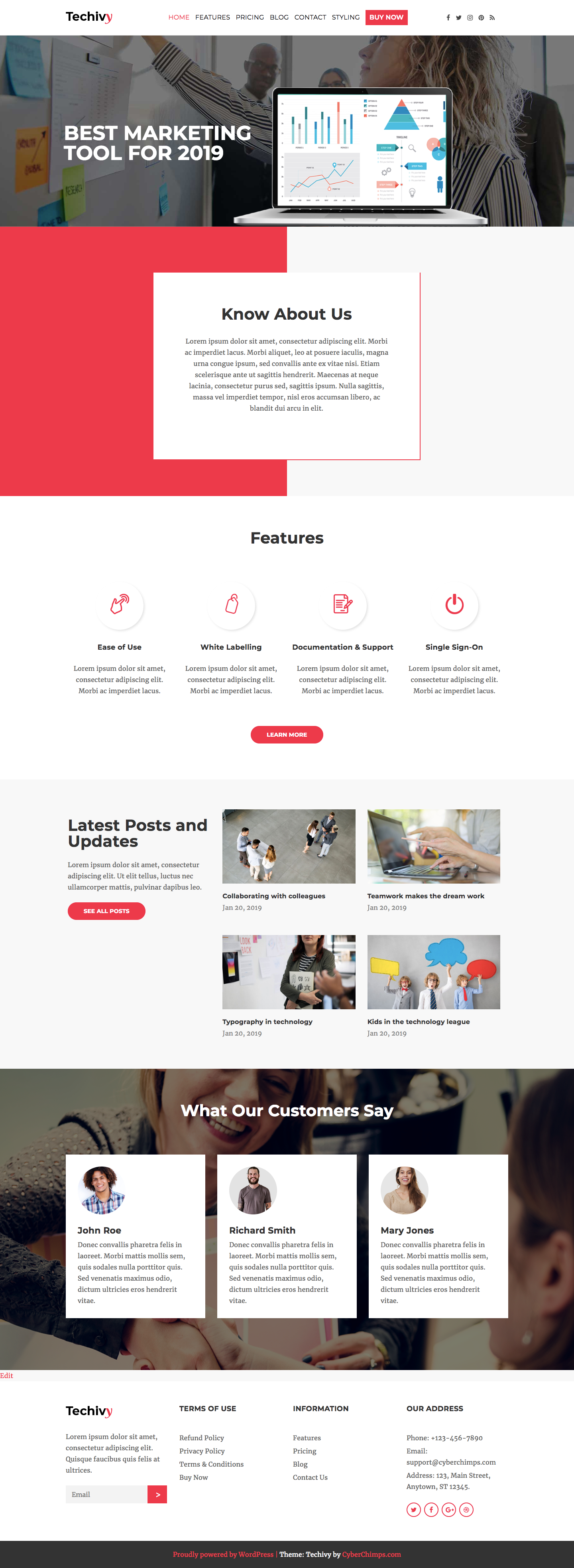 Detail Custom Homepage Template Nomer 32