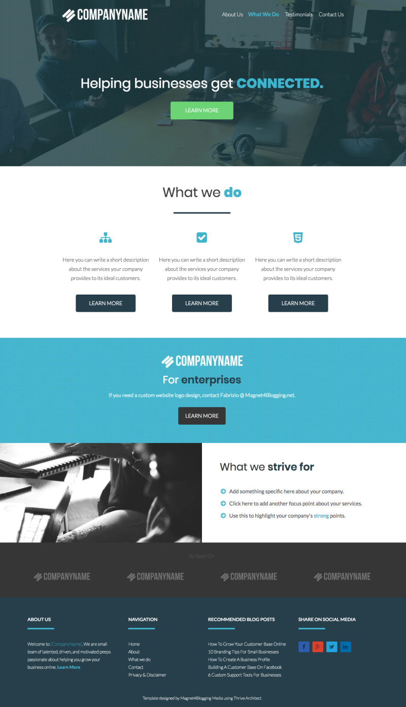 Detail Custom Homepage Template Nomer 50