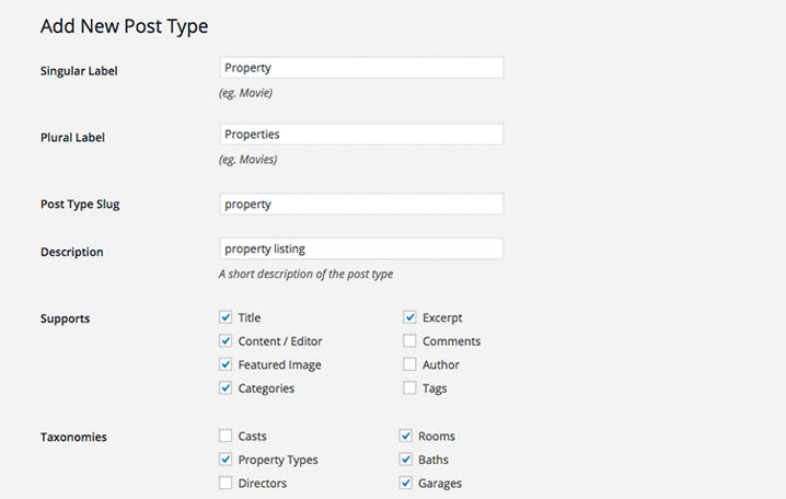 Detail Custom Post Type Taxonomy Template Nomer 15