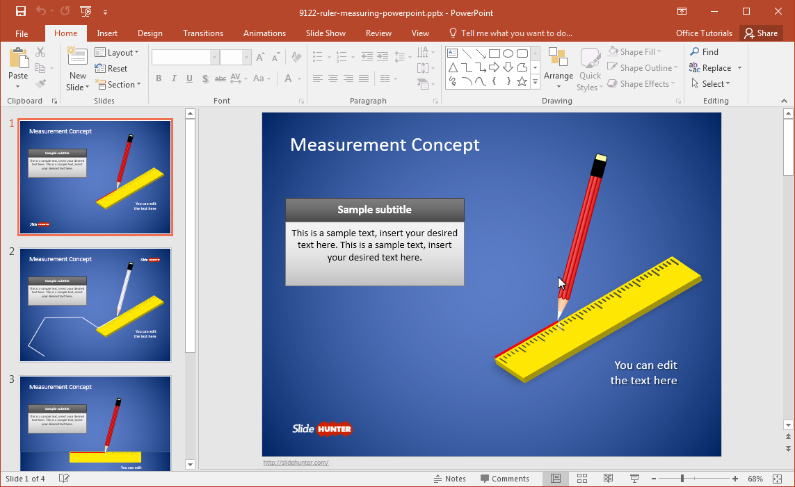 Detail Custom Ppt Template Nomer 36