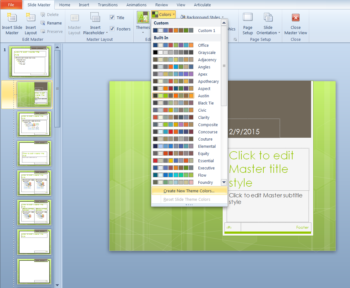 Detail Custom Ppt Template Nomer 41
