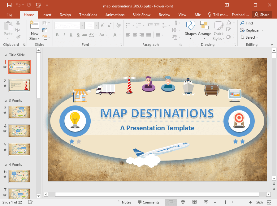 Detail Custom Ppt Template Nomer 6