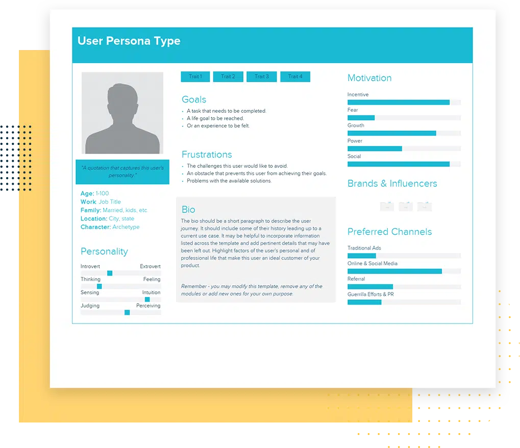 Detail Customer Persona Template Nomer 49