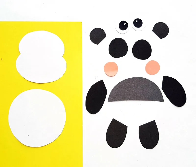 Detail Cut Out Panda Template Nomer 16