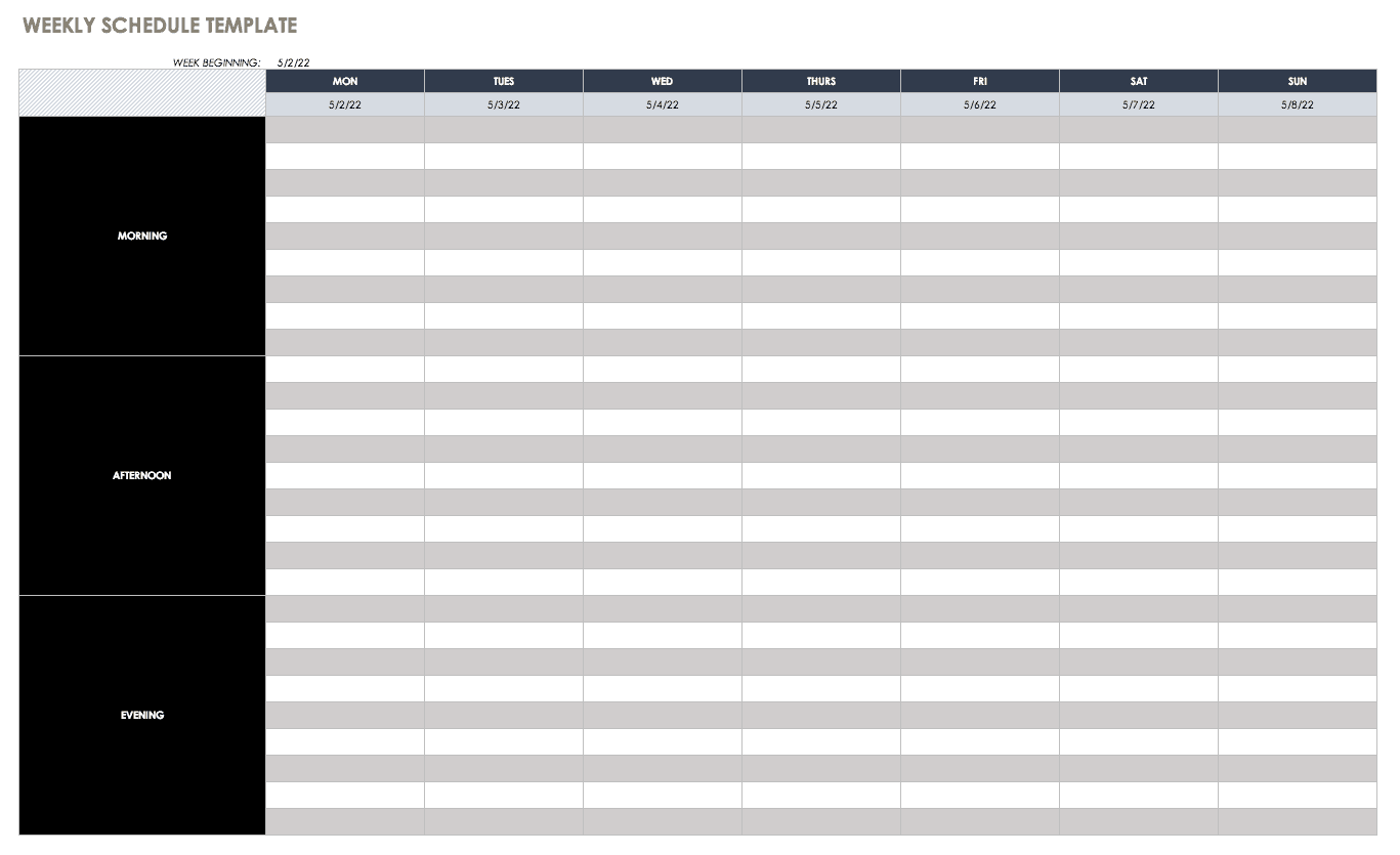 Detail Cute 7 Day Weekly Planner Template Nomer 51