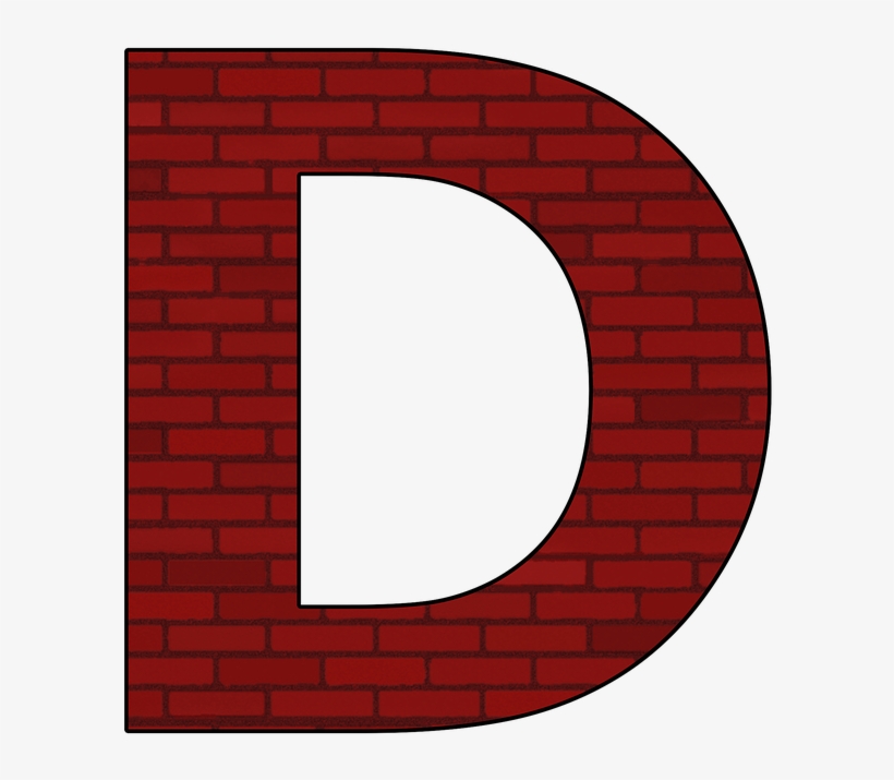 Detail D Buchstabe Nomer 14