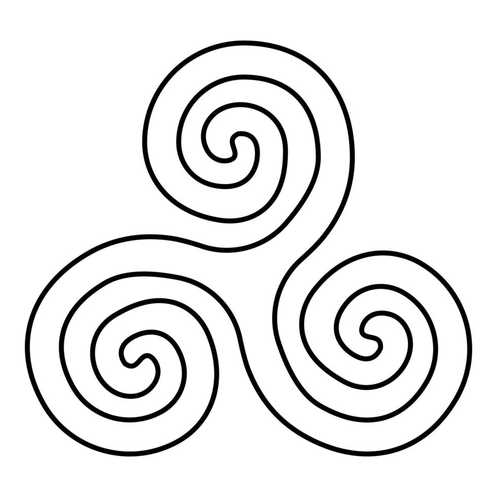 Detail How To Draw Triskelion Nomer 6