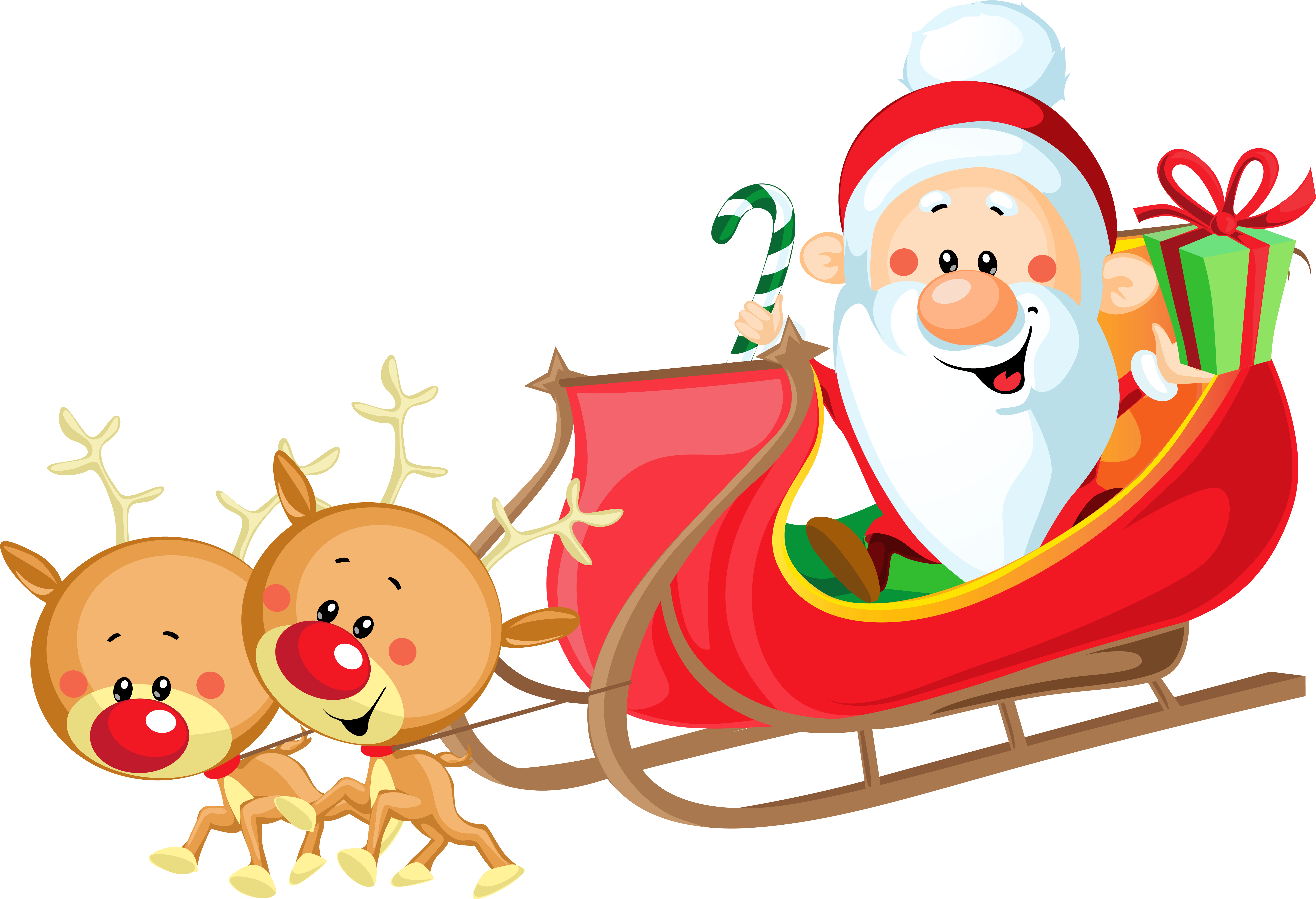 Detail Santa Sleigh Png Nomer 6