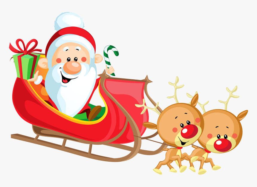 Detail Santa Sleigh Png Nomer 8