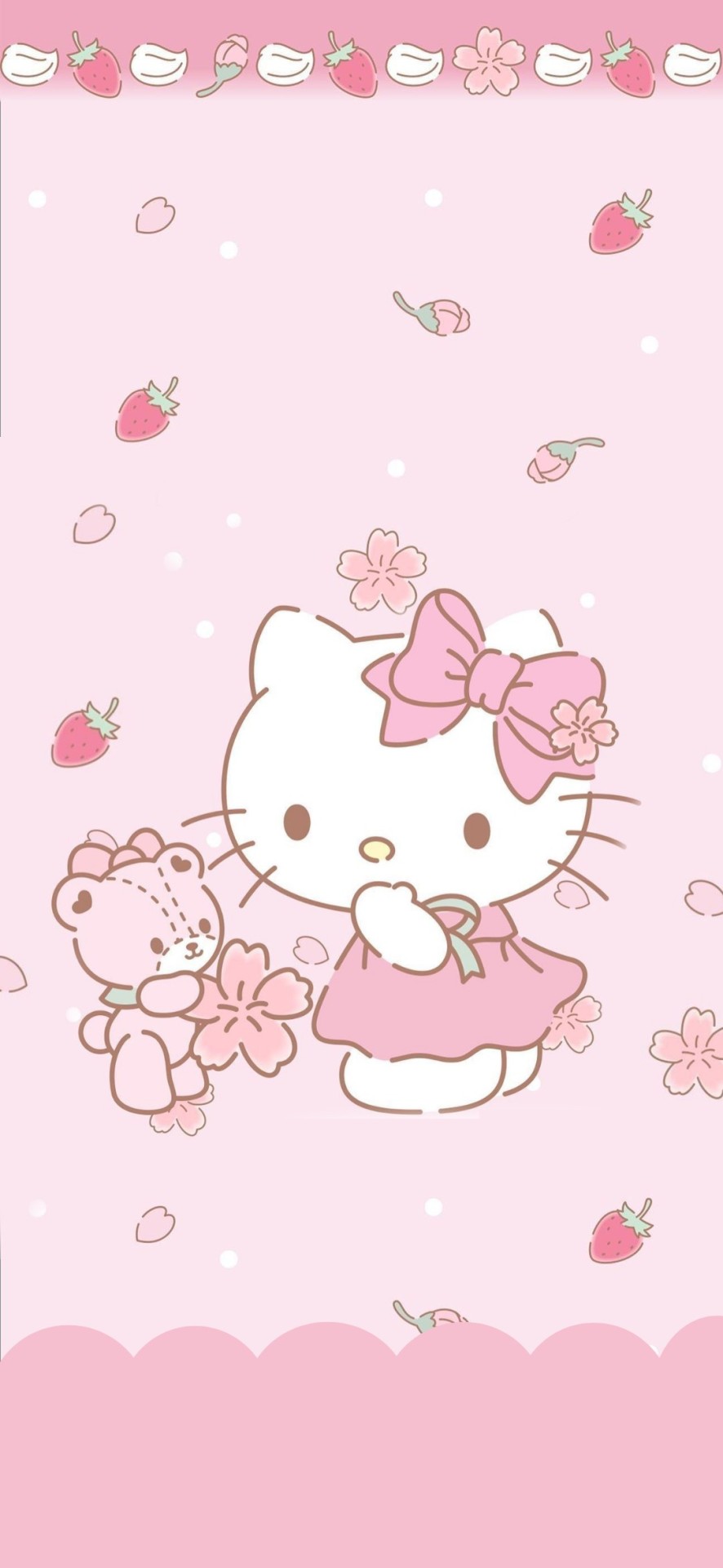 Detail Cute Hello Kitty Wallpaper Nomer 45
