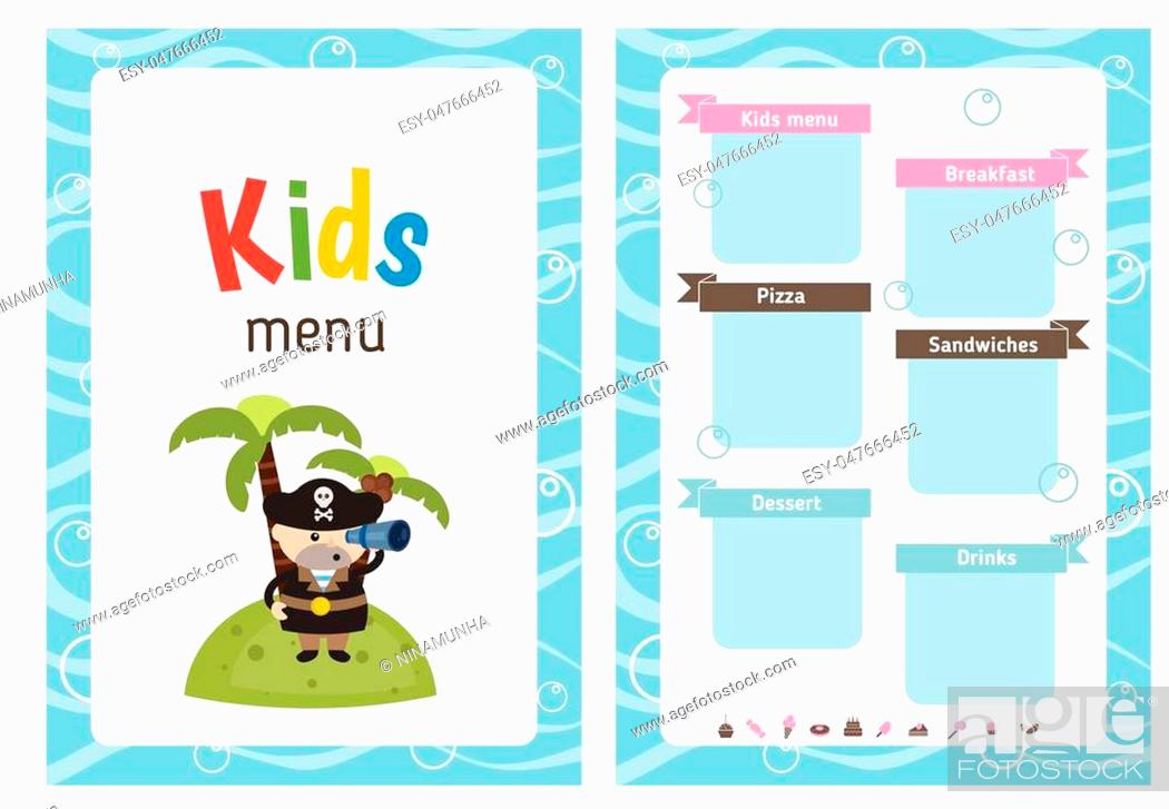 Detail Cute Menu Template Nomer 28