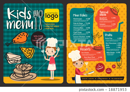 Detail Cute Menu Template Nomer 29