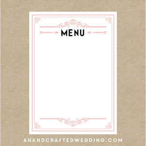 Detail Cute Menu Template Nomer 5