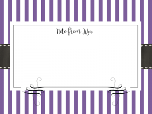 Detail Cute Note Card Template Nomer 26