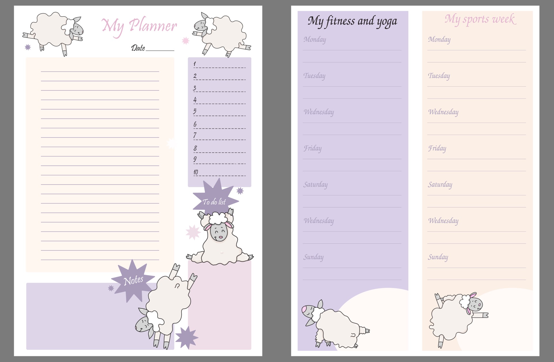 Detail Cute Notes Template Nomer 25