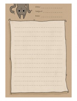 Detail Cute Notes Template Nomer 26