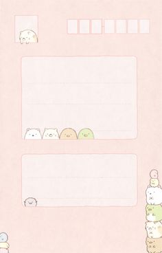 Detail Cute Notes Template Nomer 29