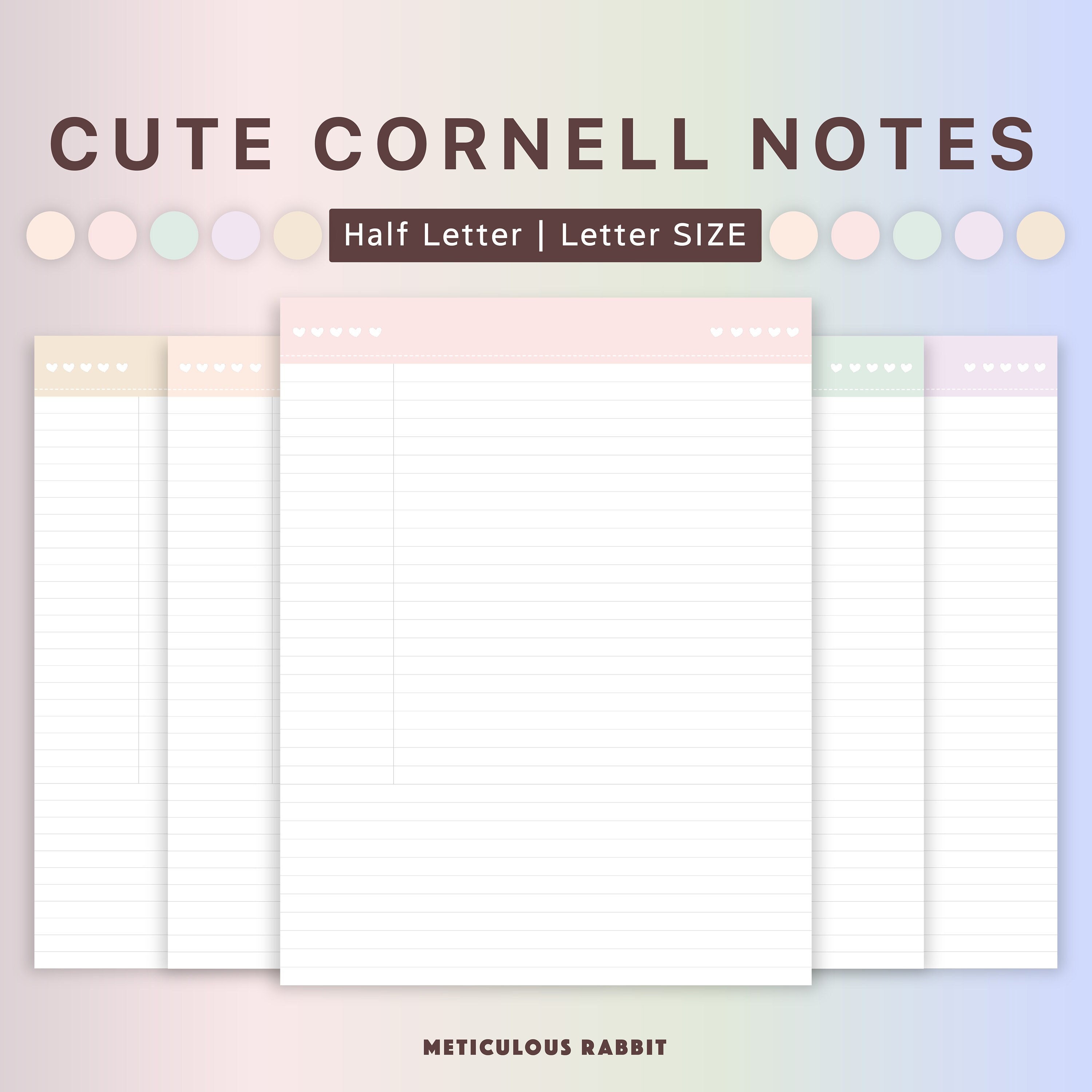 Detail Cute Notes Template Nomer 31