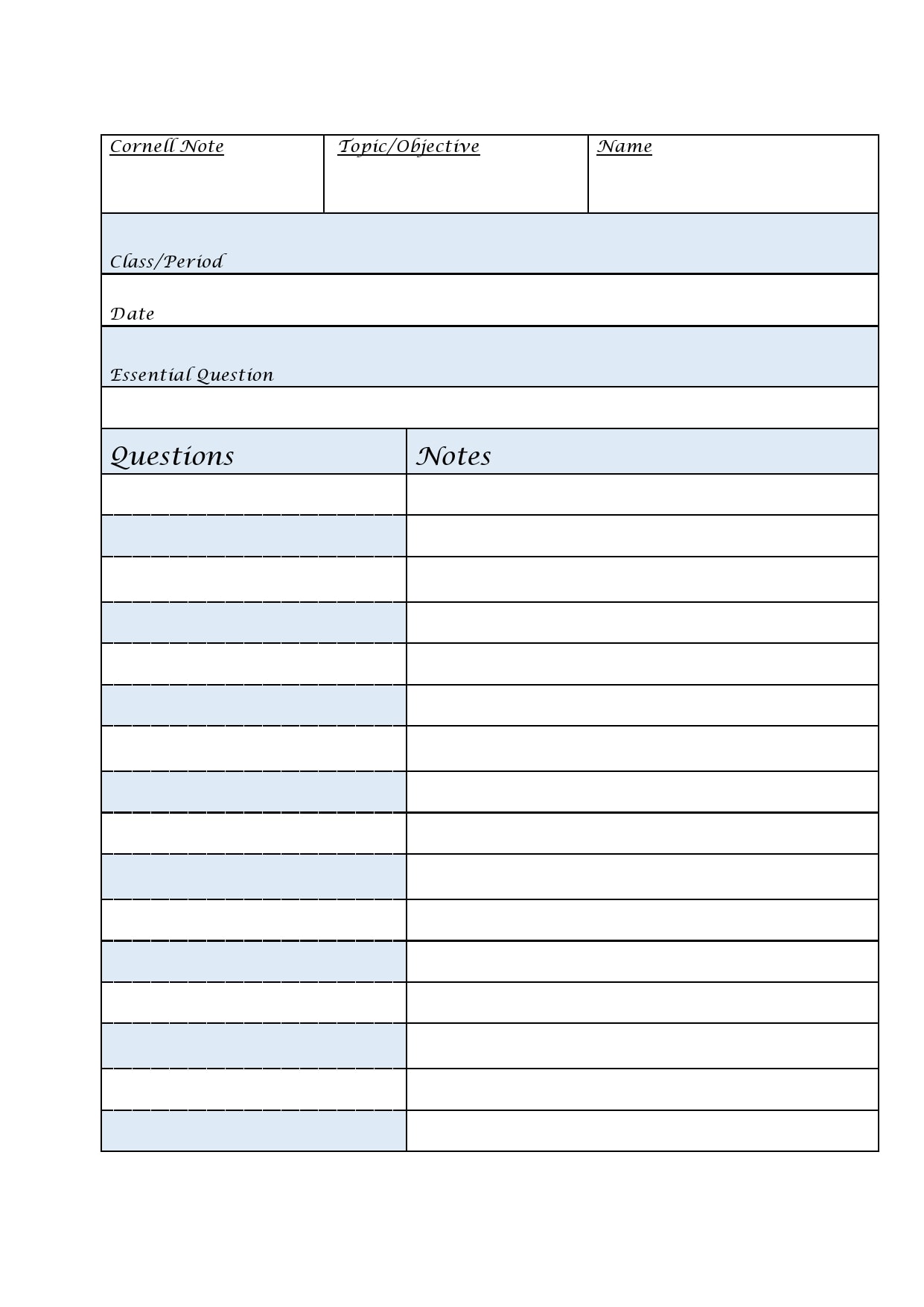 Detail Cute Notes Template Nomer 38