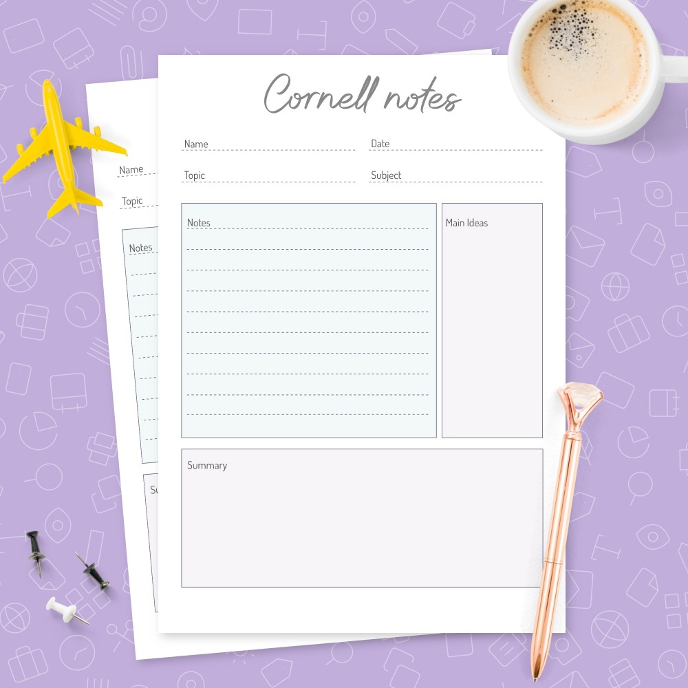 Detail Cute Notes Template Nomer 43