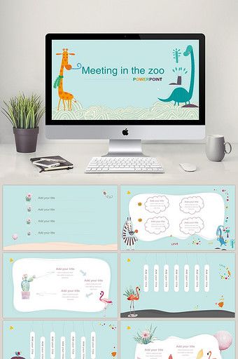 Detail Cute Ppt Template Download Nomer 11