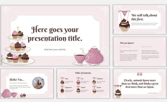 Detail Cute Ppt Template Download Nomer 18
