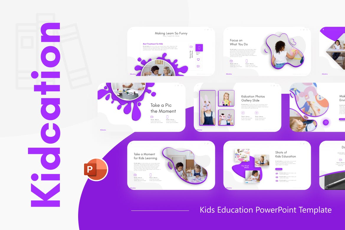 Detail Cute Ppt Template Download Nomer 30