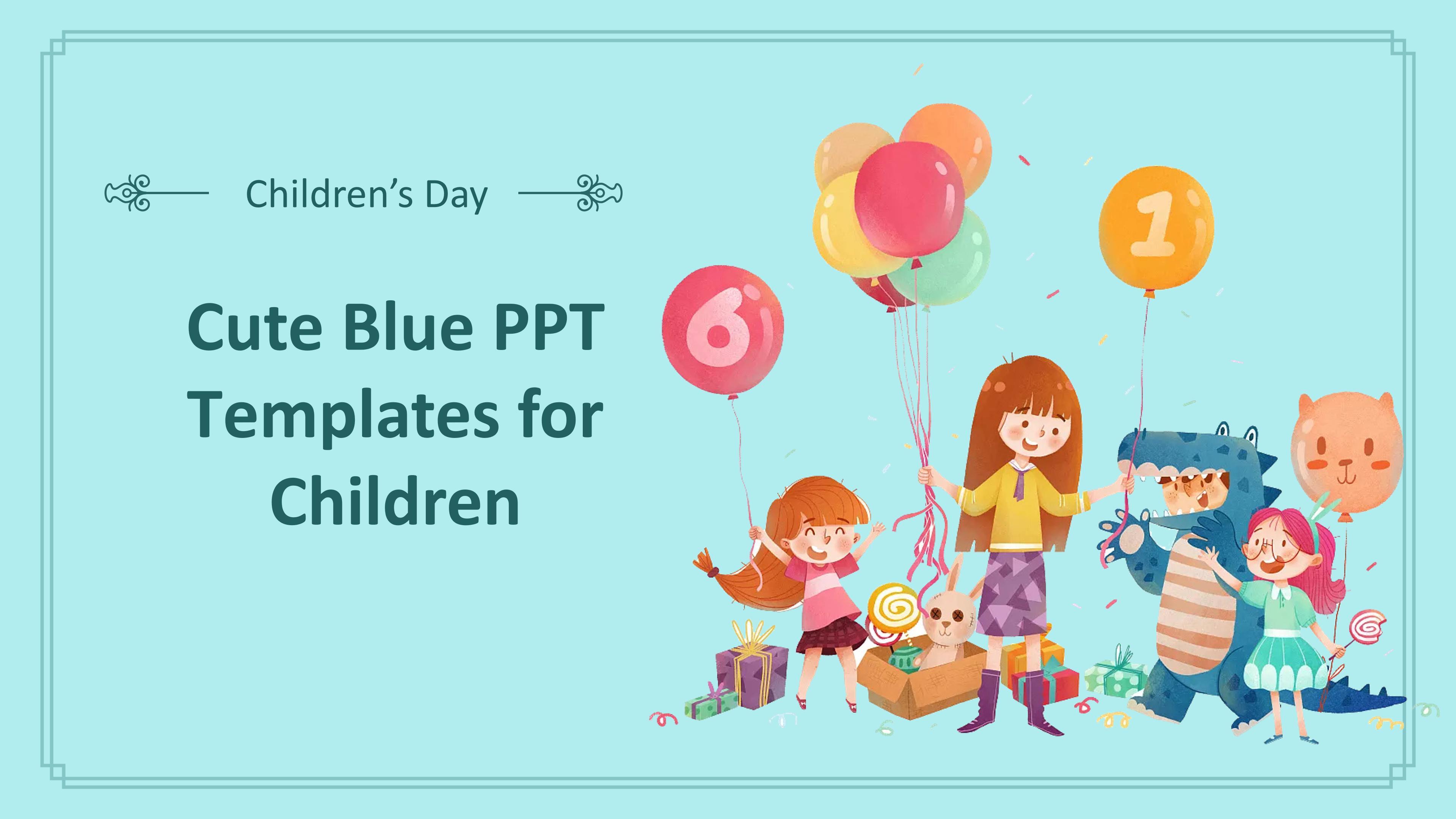 Detail Cute Ppt Template Download Nomer 34