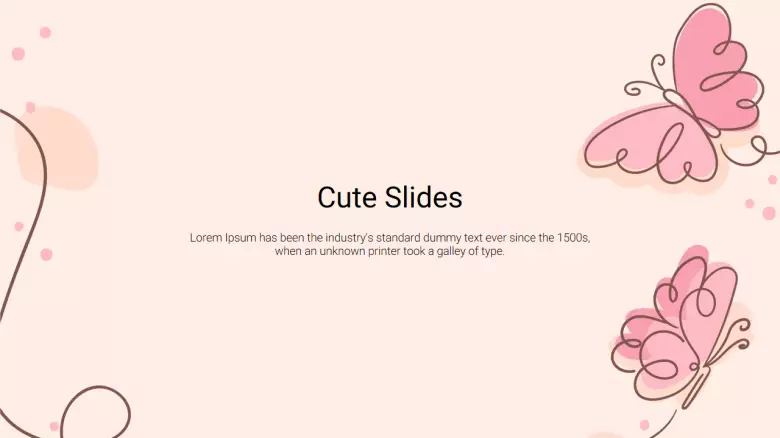 Detail Cute Ppt Template Download Nomer 42