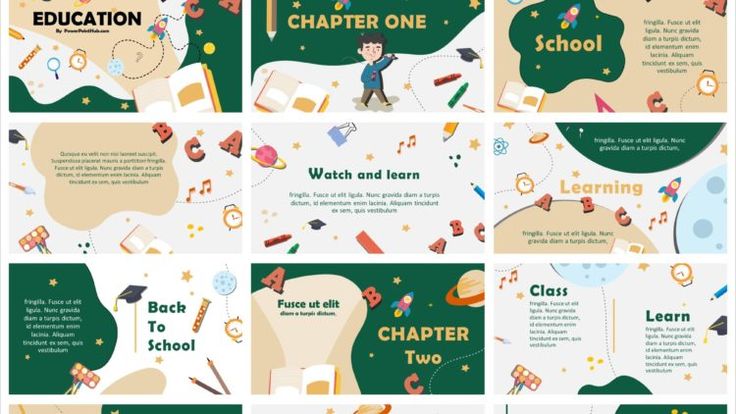 Detail Cute Ppt Template Download Nomer 47