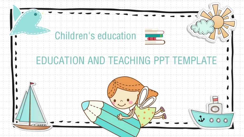 Detail Cute Ppt Template Download Nomer 10