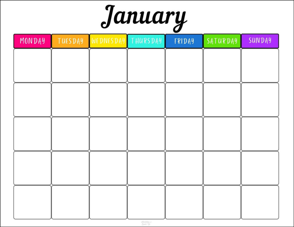 Detail Cute Schedule Template Free Nomer 40