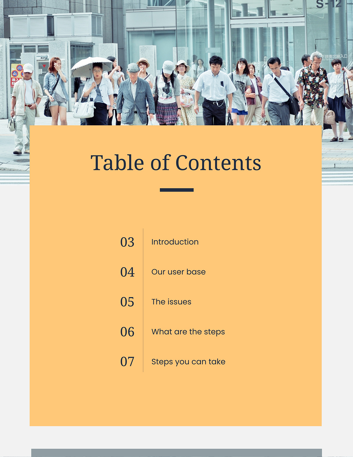 Cute Table Of Contents Template - KibrisPDR