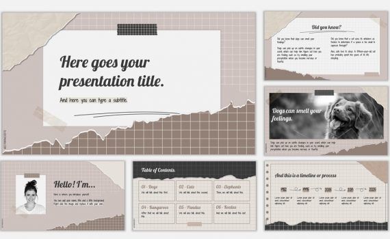 Detail Cute Template Powerpoint Free Download Nomer 46